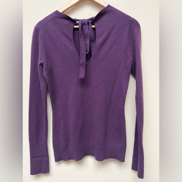 Purple Cashmere Sweater - Picture 2 of 4
